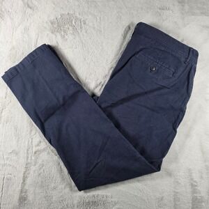 Bonobos Chino Golf Pants Mens 34x32 Navy Blue Athletic Organic Cotton Stretch